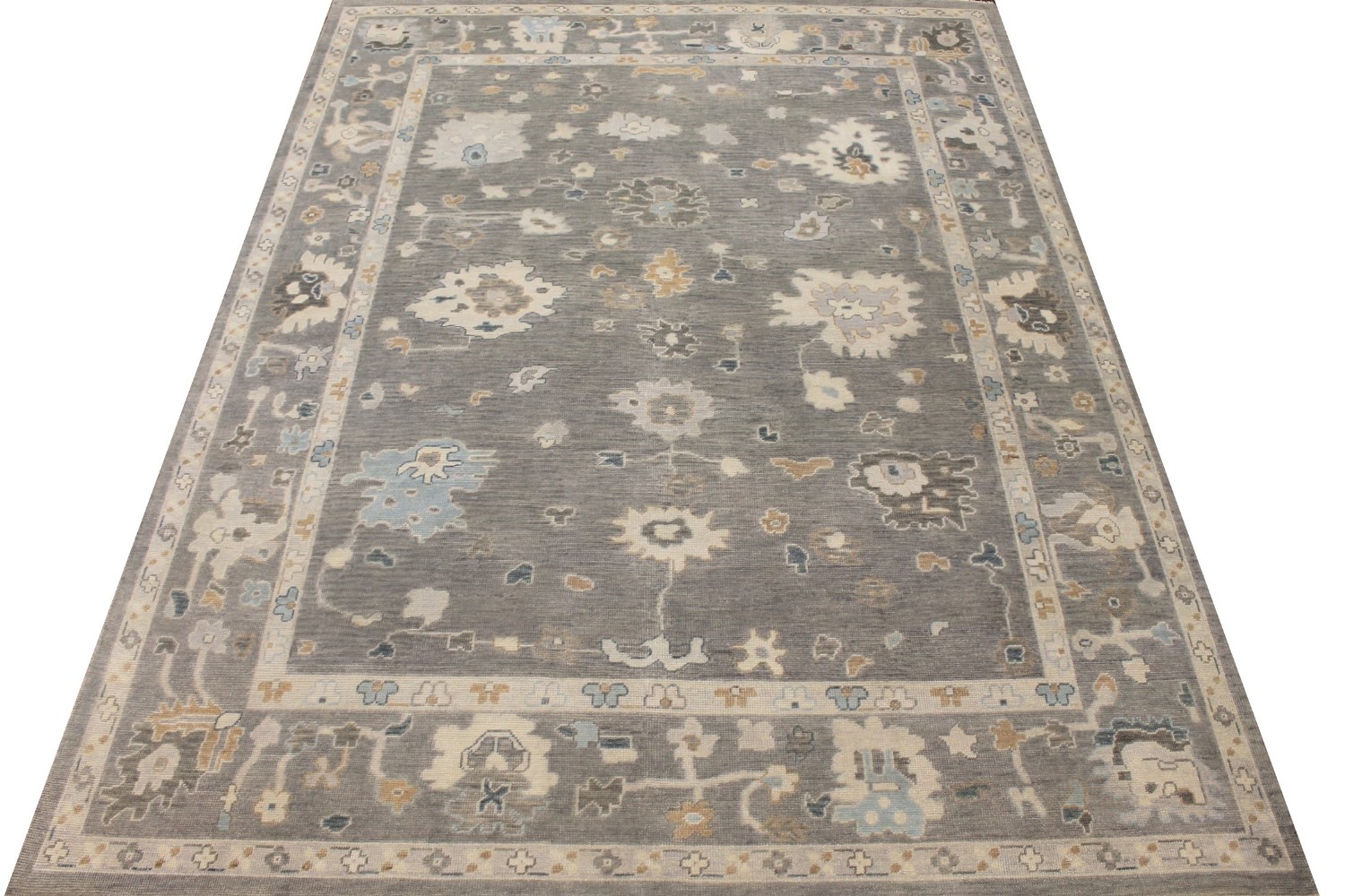 9x12 Oushak Hand Knotted Wool Area Rug - MR028924