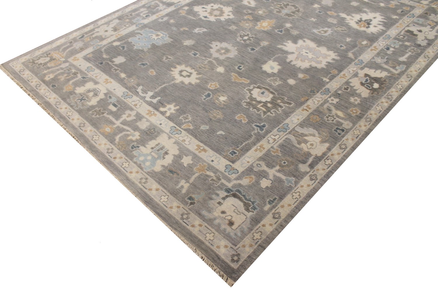 9x12 Oushak Hand Knotted Wool Area Rug - MR028924