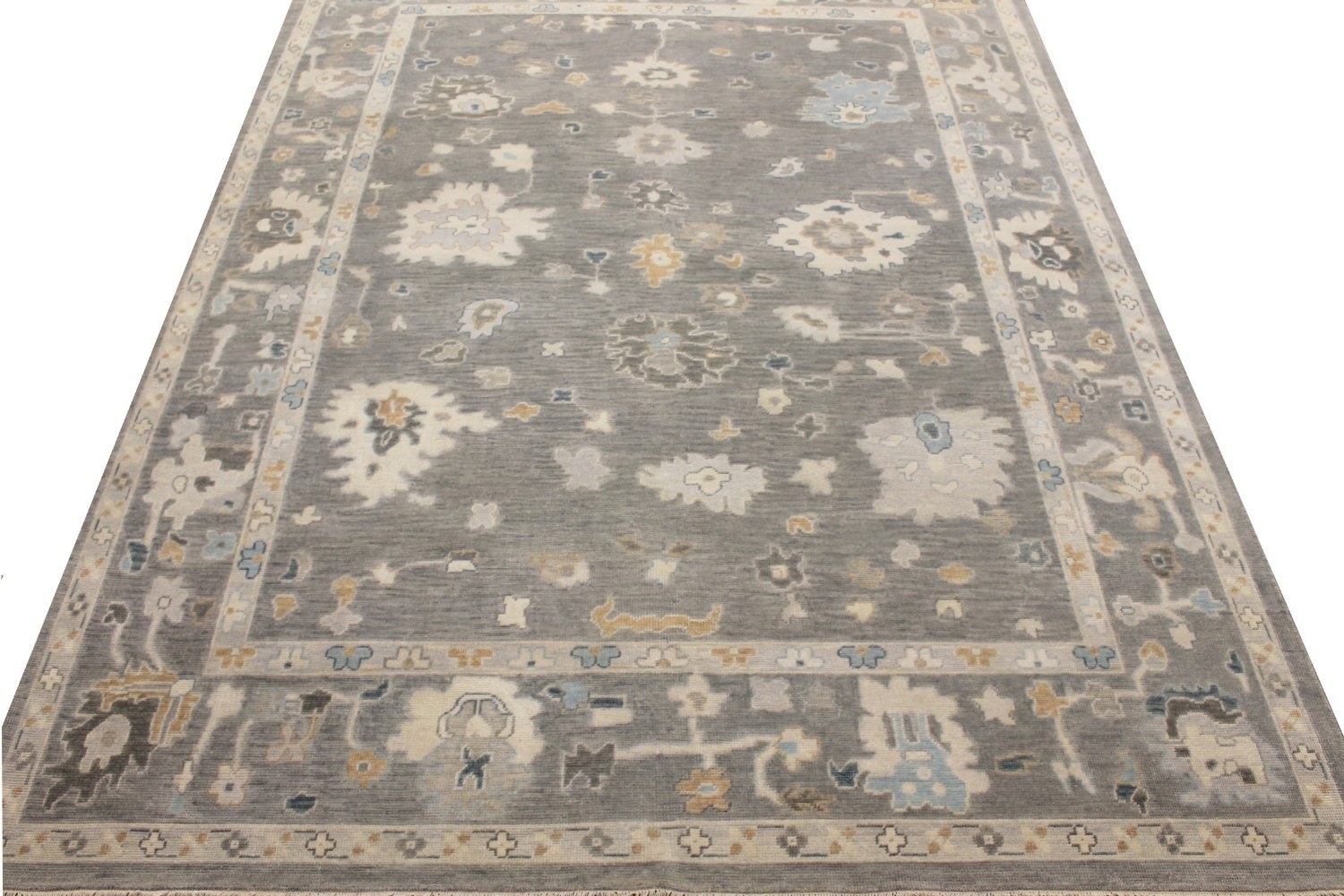 9x12 Oushak Hand Knotted Wool Area Rug - MR028924