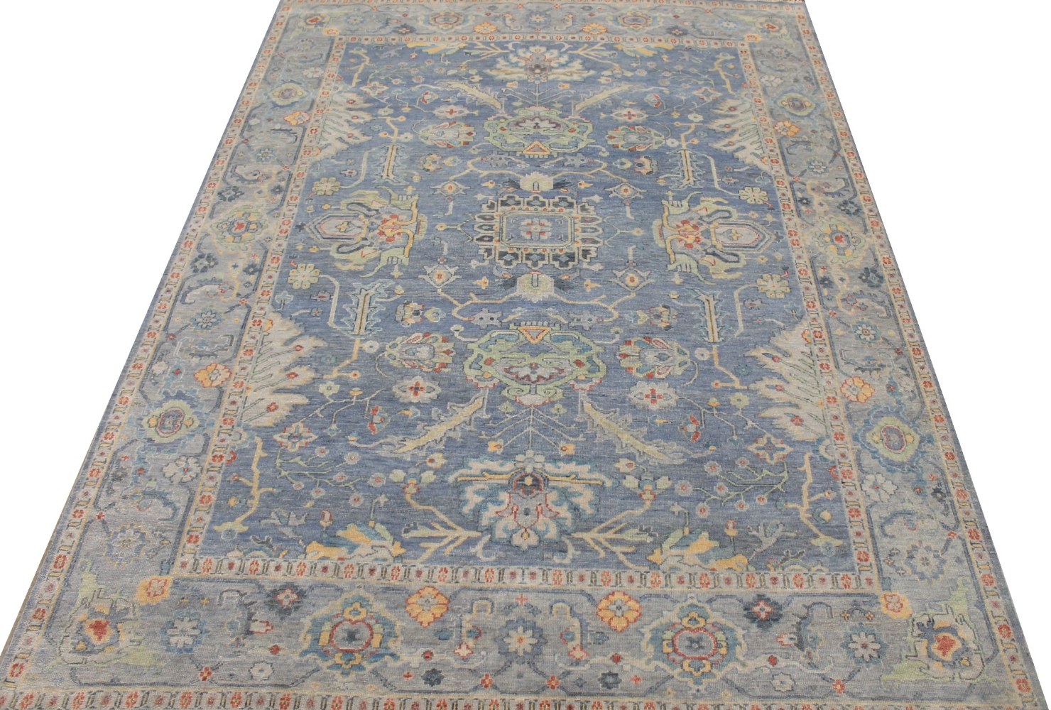 9x12 Oushak Hand Knotted Wool Area Rug - MR028925