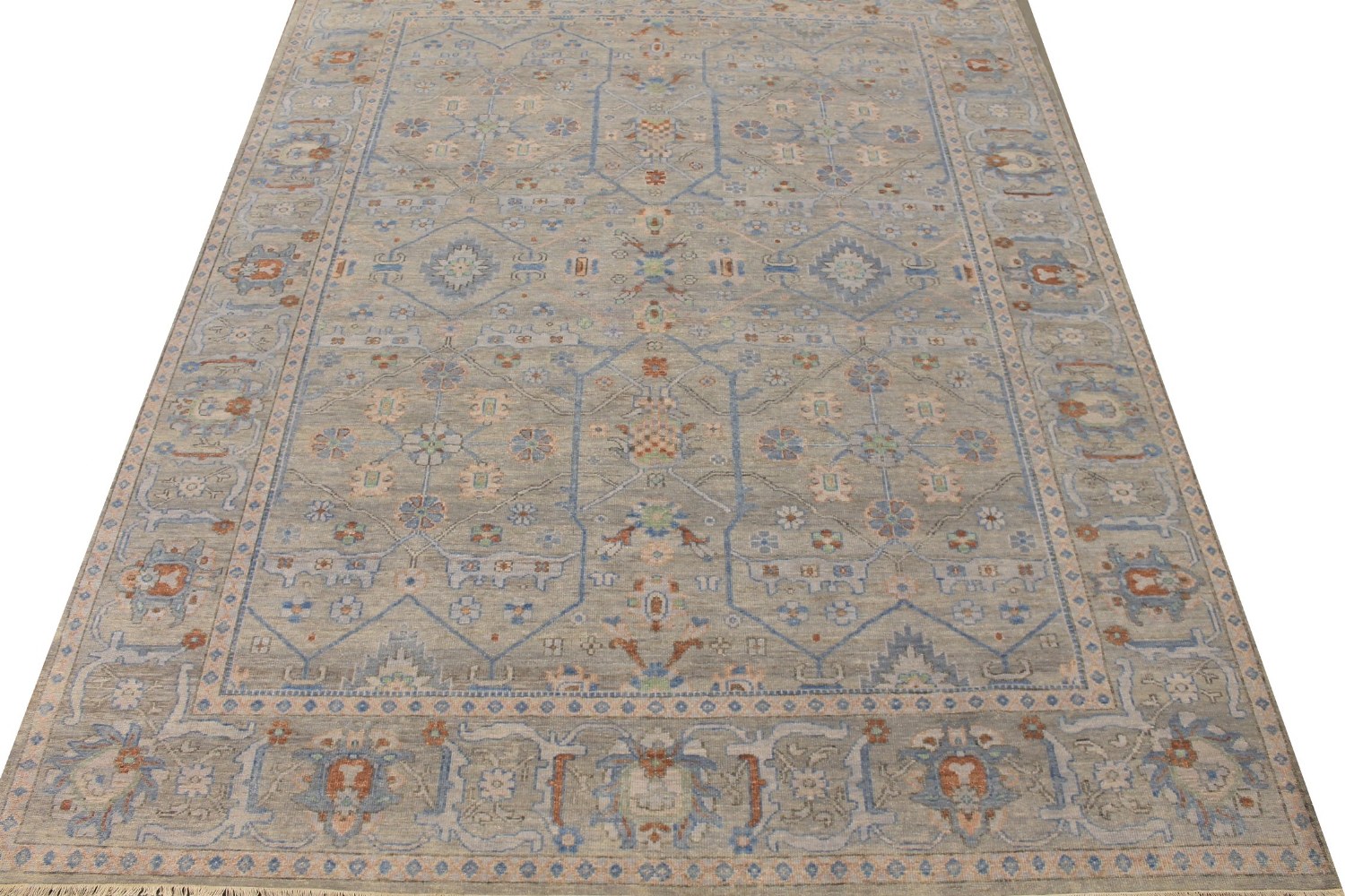 9x12 Oushak Hand Knotted Wool Area Rug - MR028929