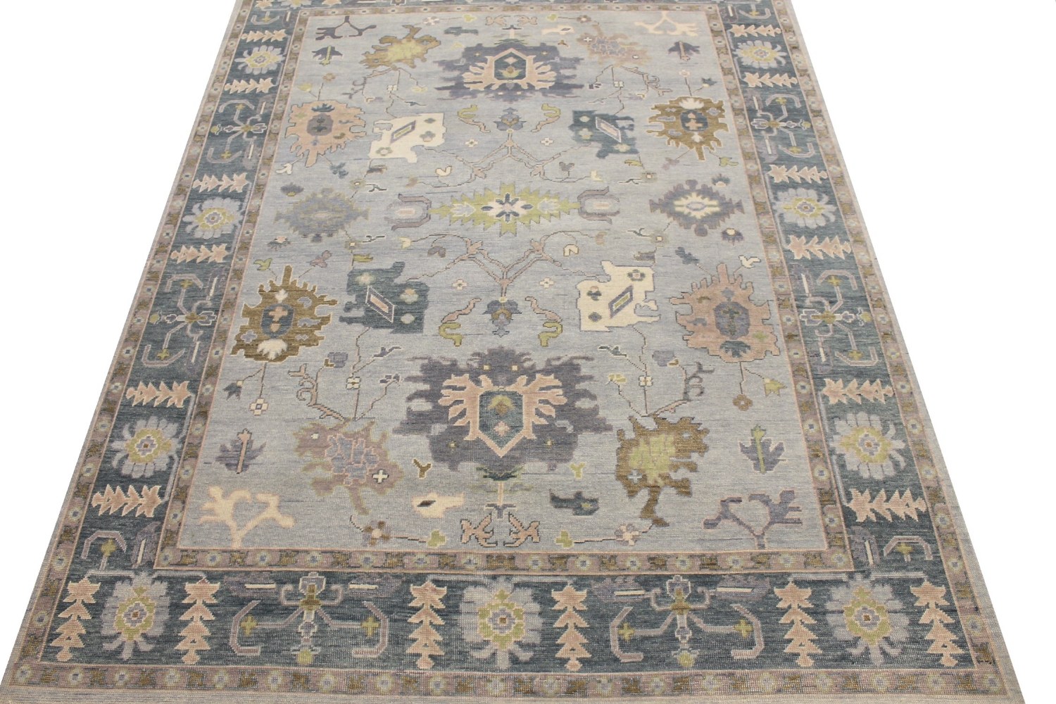 9x12 Oushak Hand Knotted Wool Area Rug - MR028930