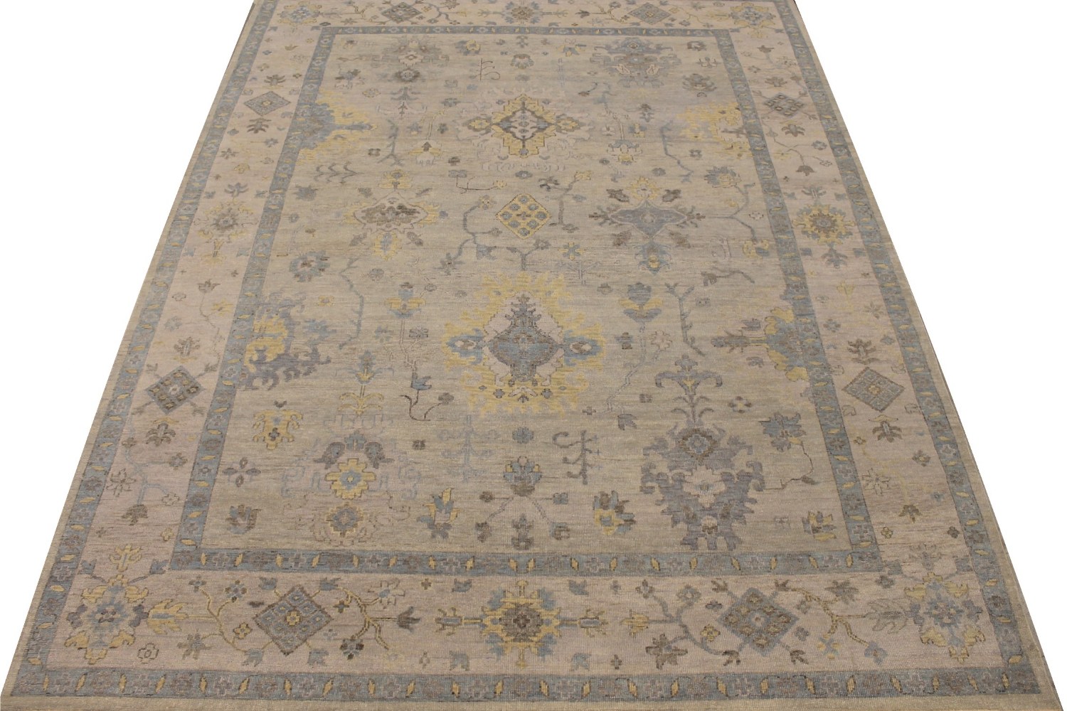 9x12 Oushak Hand Knotted Wool Area Rug - MR028931