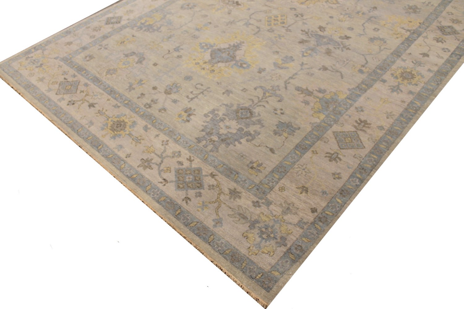 9x12 Oushak Hand Knotted Wool Area Rug - MR028931