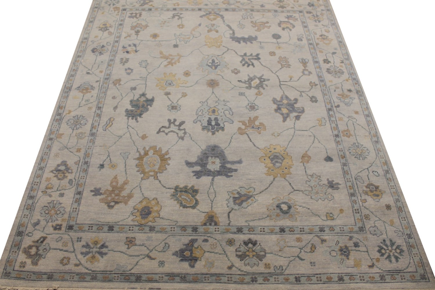 8x10 Oushak Hand Knotted Wool Area Rug - MR028932