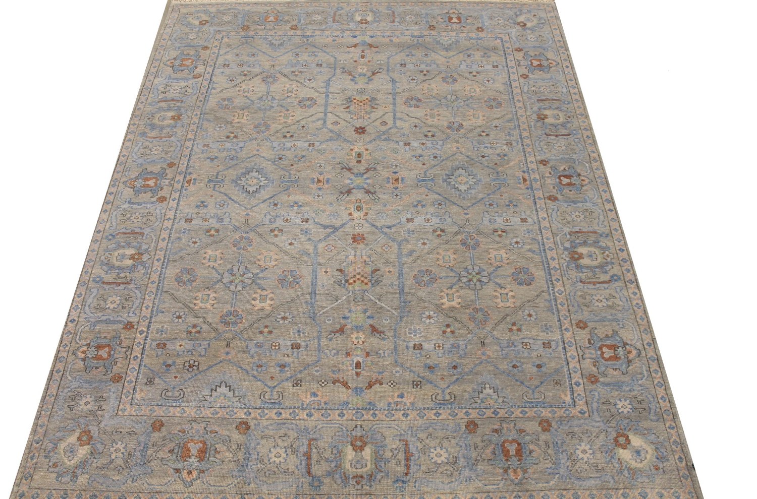 8x10 Oushak Hand Knotted Wool Area Rug - MR028933