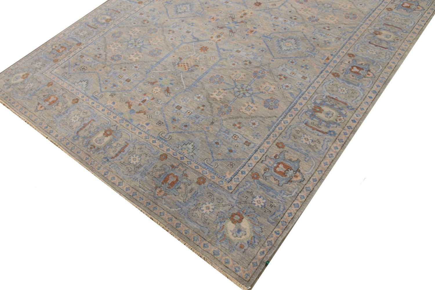 8x10 Oushak Hand Knotted Wool Area Rug - MR028933