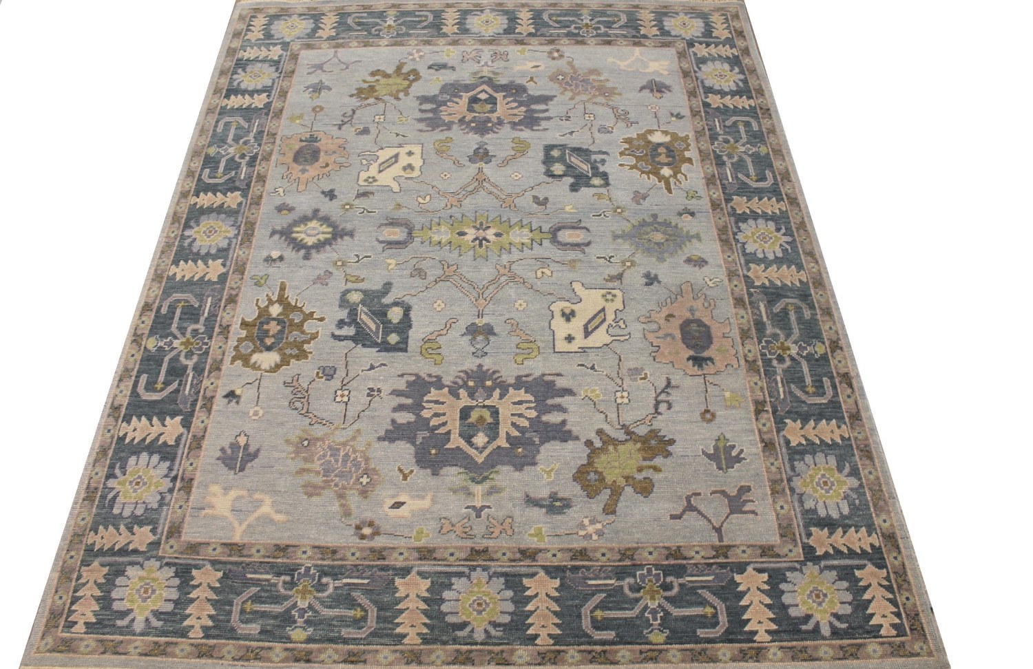 8x10 Oushak Hand Knotted Wool Area Rug - MR028936