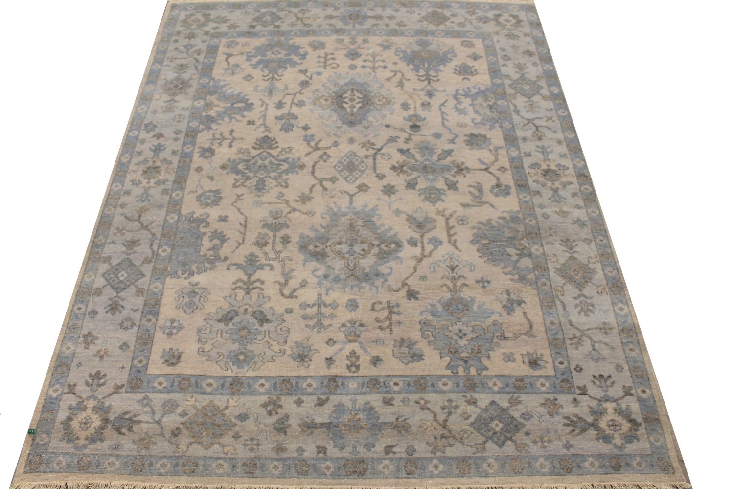 8x10 Oushak Hand Knotted Wool Area Rug - MR028937