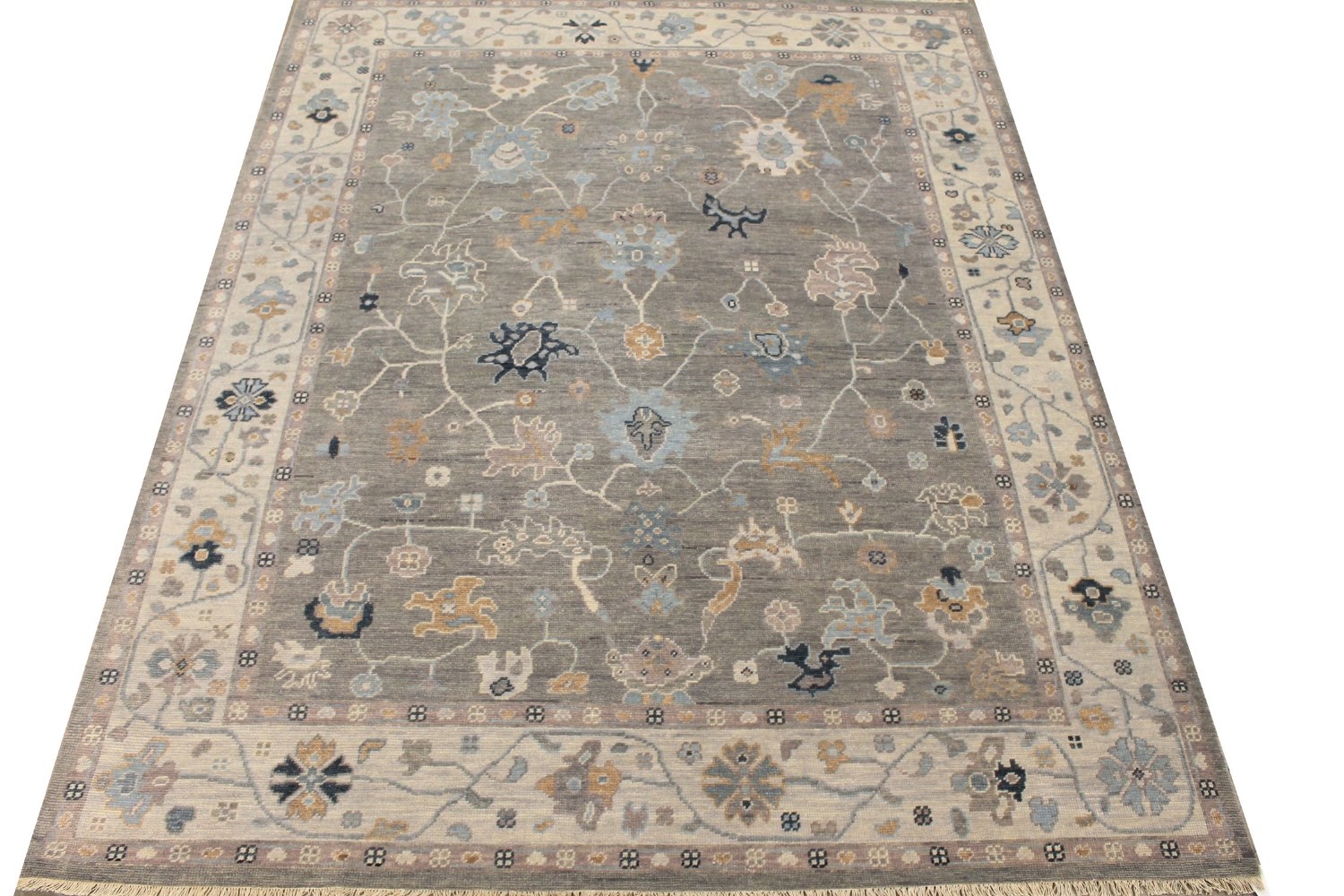 8x10 Oushak Hand Knotted Wool Area Rug - MR028938