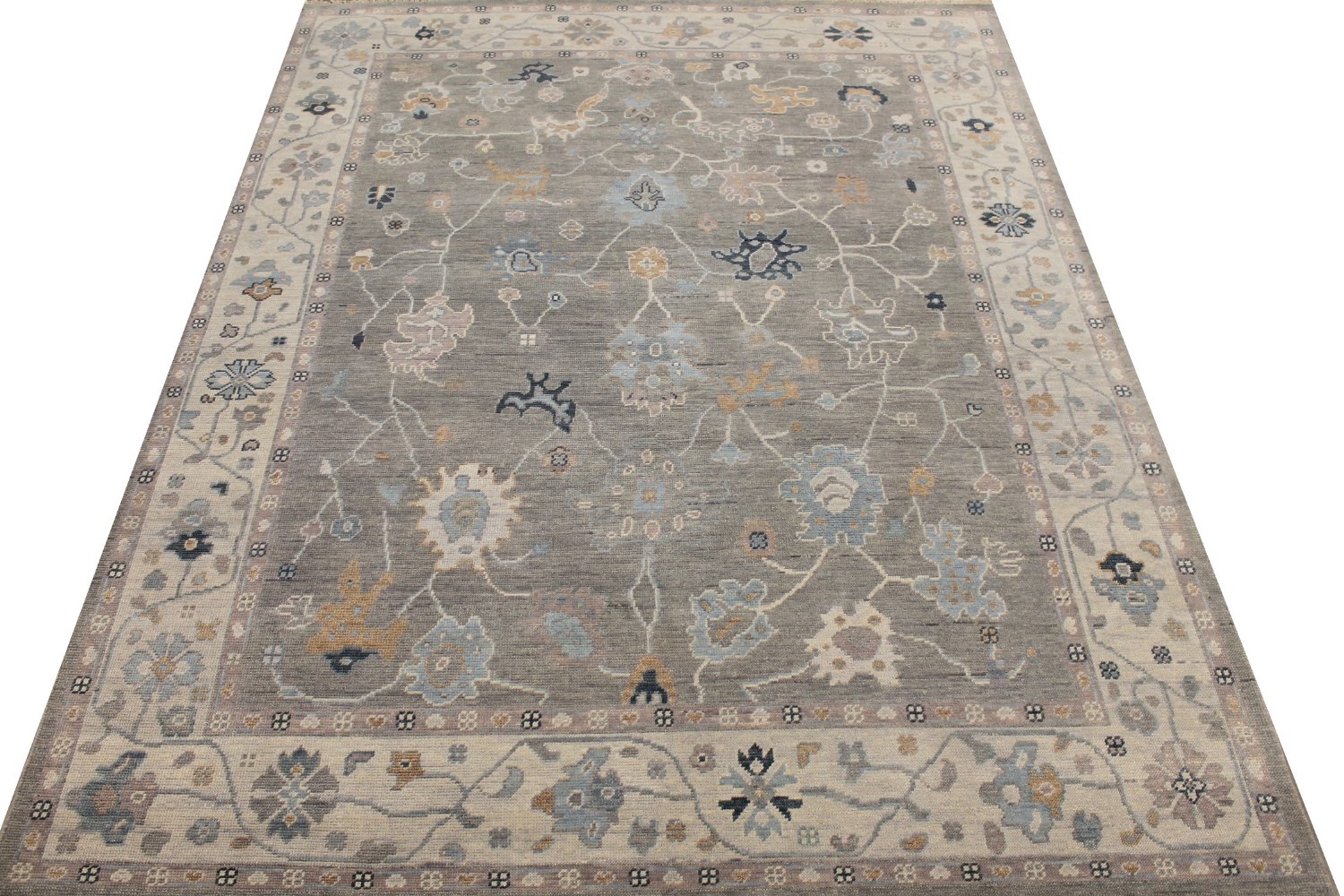 8x10 Oushak Hand Knotted Wool Area Rug - MR028938