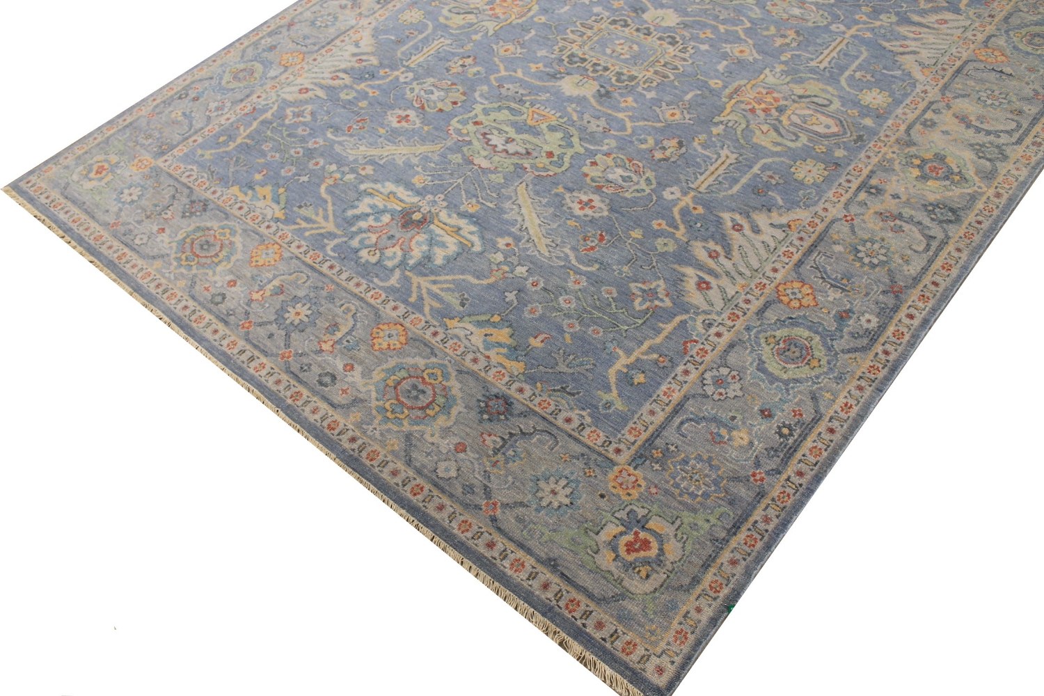 8x10 Oushak Hand Knotted Wool Area Rug - MR028939