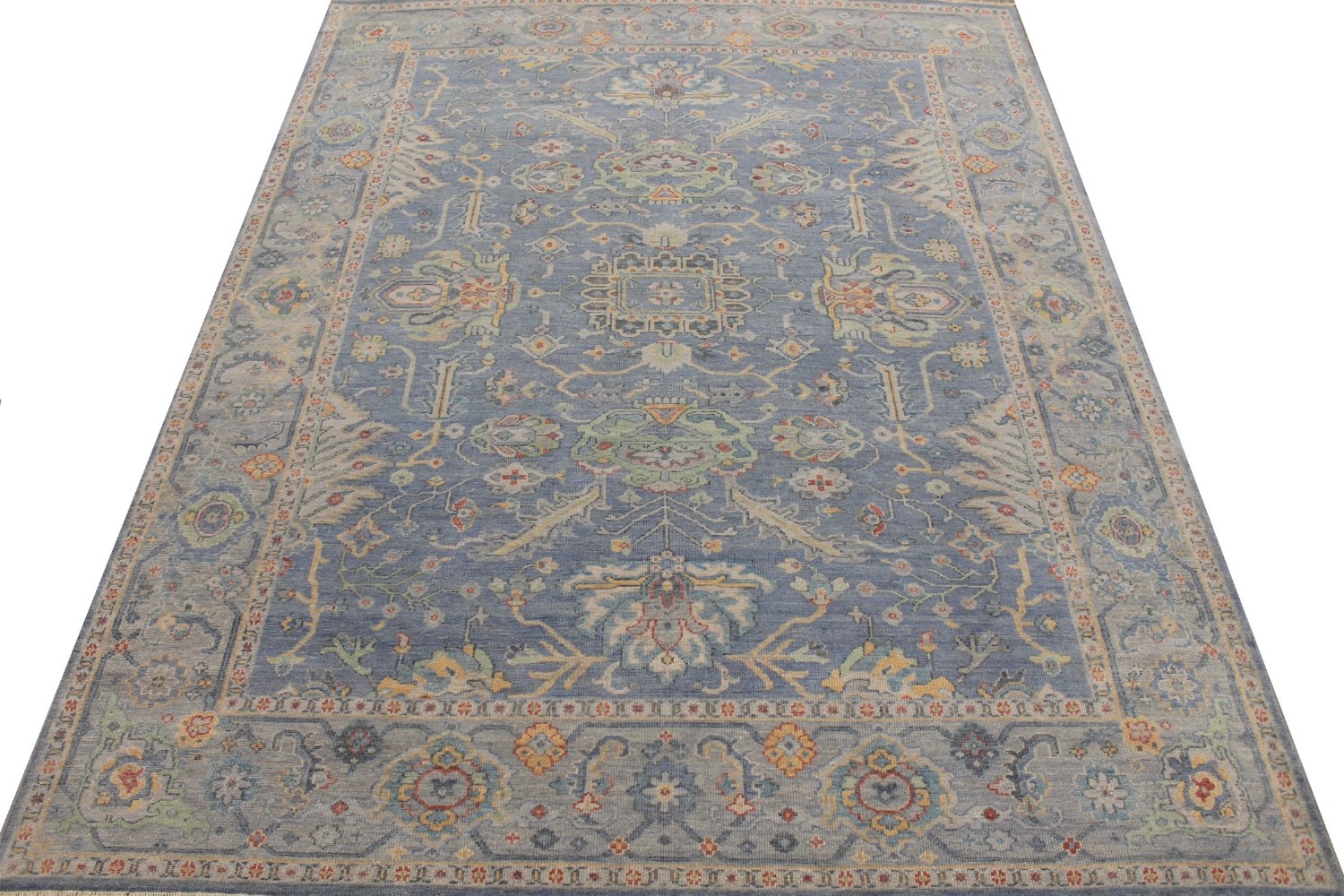 8x10 Oushak Hand Knotted Wool Area Rug - MR028939