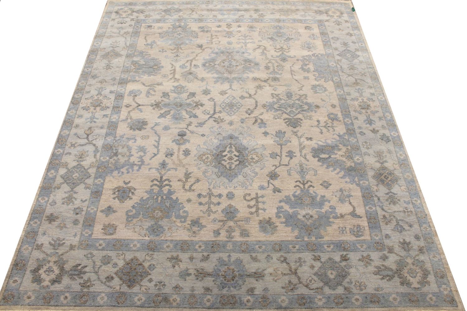 9x12 Oushak Hand Knotted Wool Area Rug - MR028940