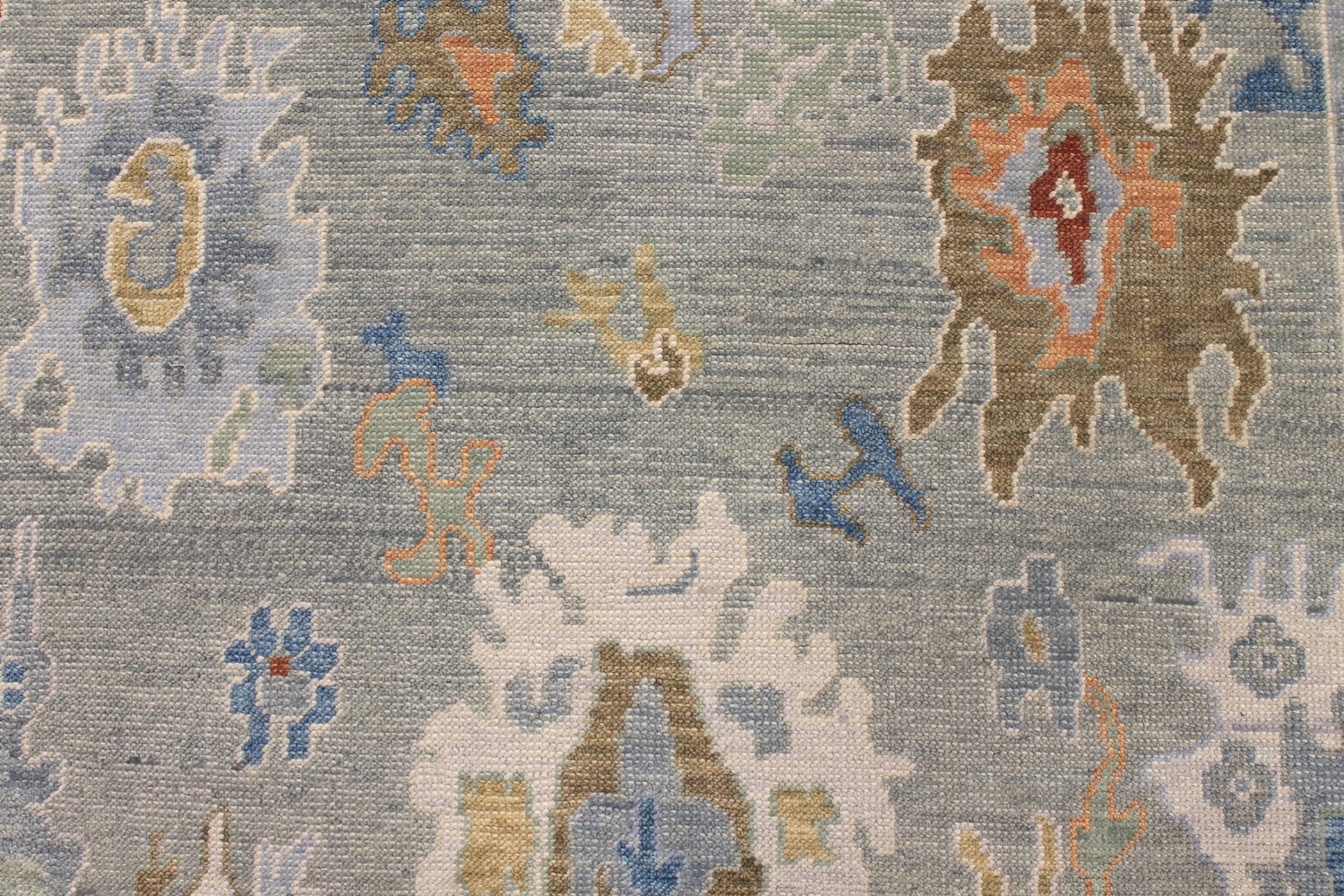 6x9 Oushak Hand Knotted Wool Area Rug - MR028944