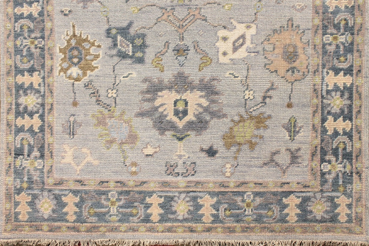 4x6 Oushak Hand Knotted Wool Area Rug - MR028948