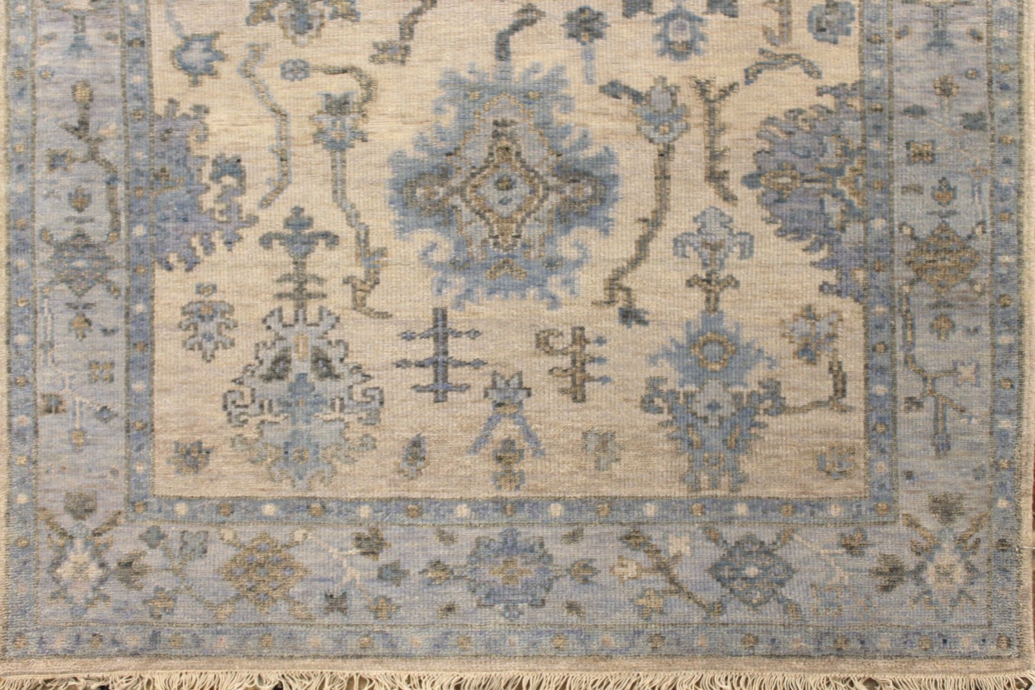 4x6 Oushak Hand Knotted Wool Area Rug - MR028951