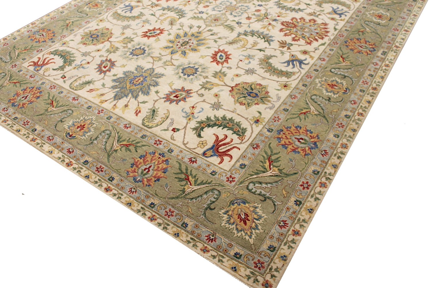 10x14 Traditional Hand Knotted Wool Area Rug - MR028952