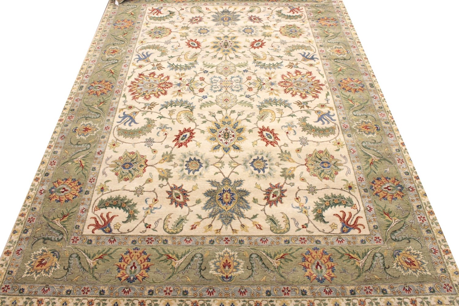 10x14 Traditional Hand Knotted Wool Area Rug - MR028952