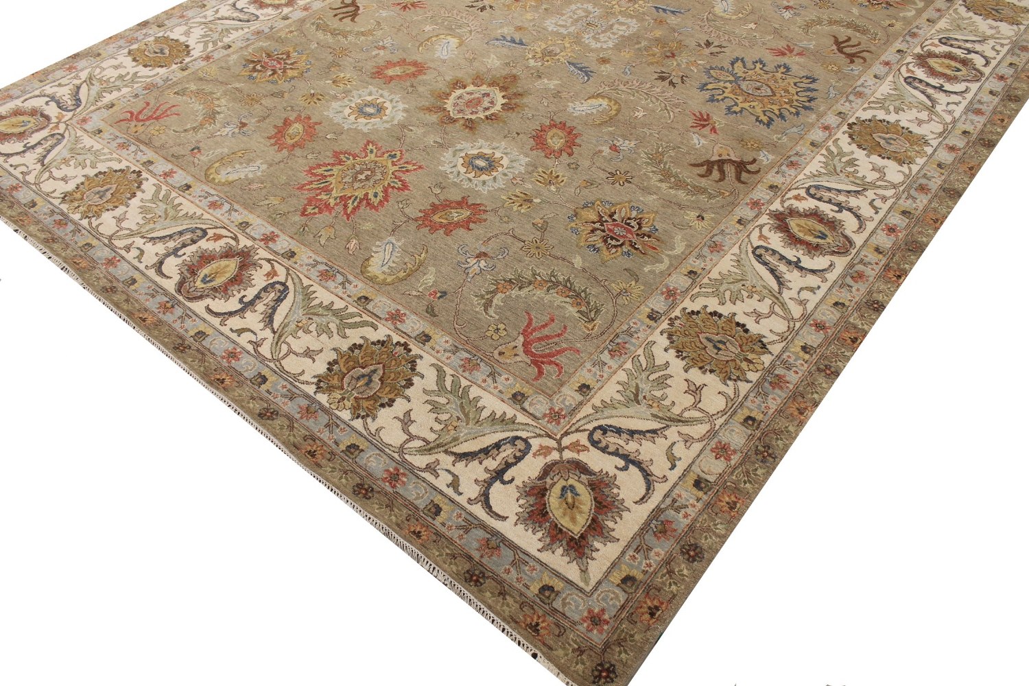 10x14 Traditional Hand Knotted Wool Area Rug - MR028953