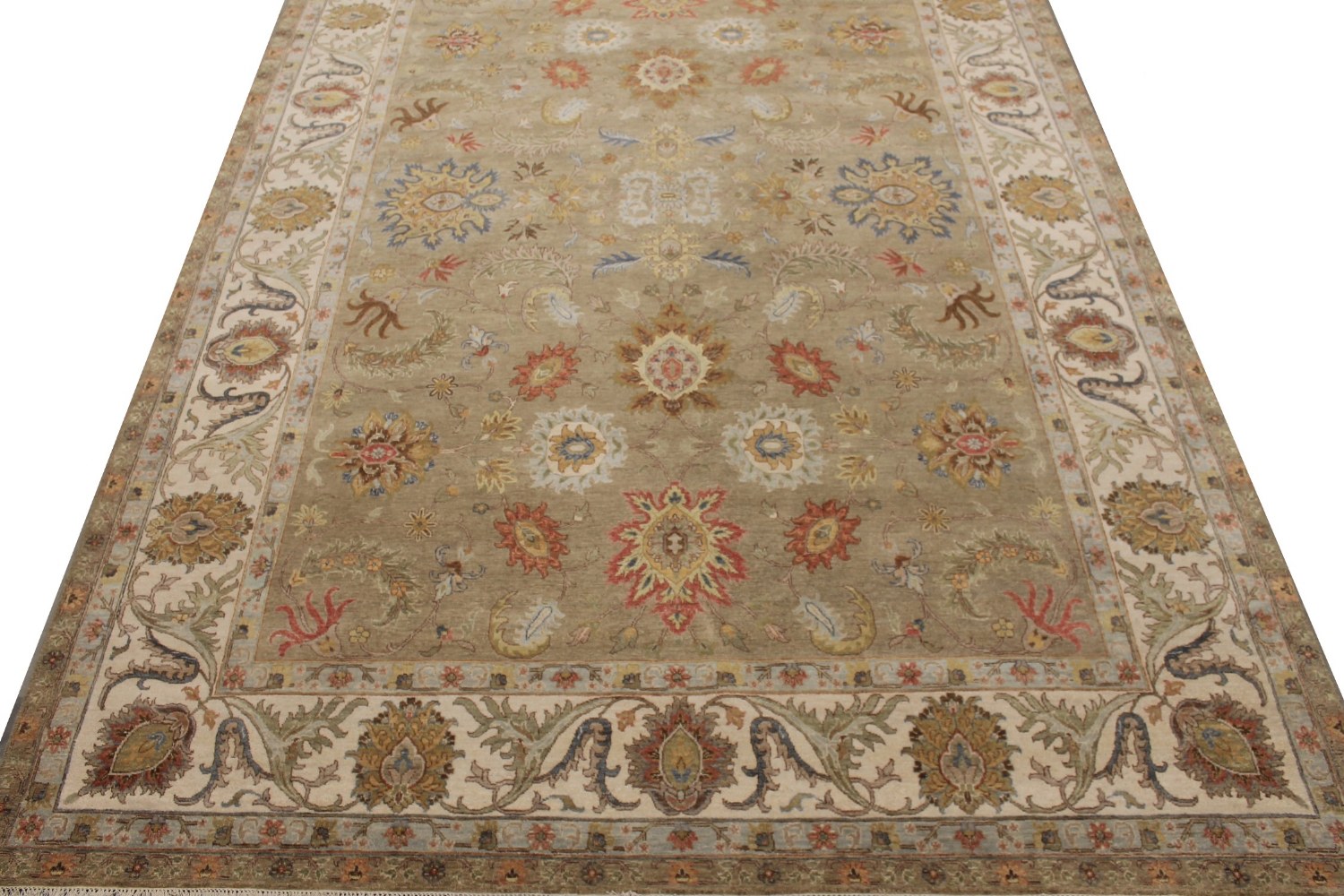 10x14 Traditional Hand Knotted Wool Area Rug - MR028953