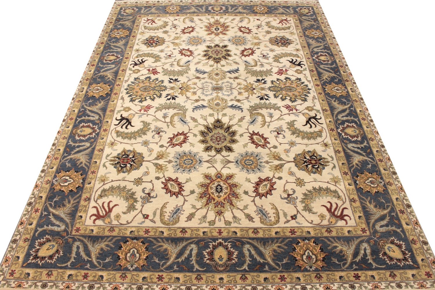 10x14 Traditional Hand Knotted Wool Area Rug - MR028954