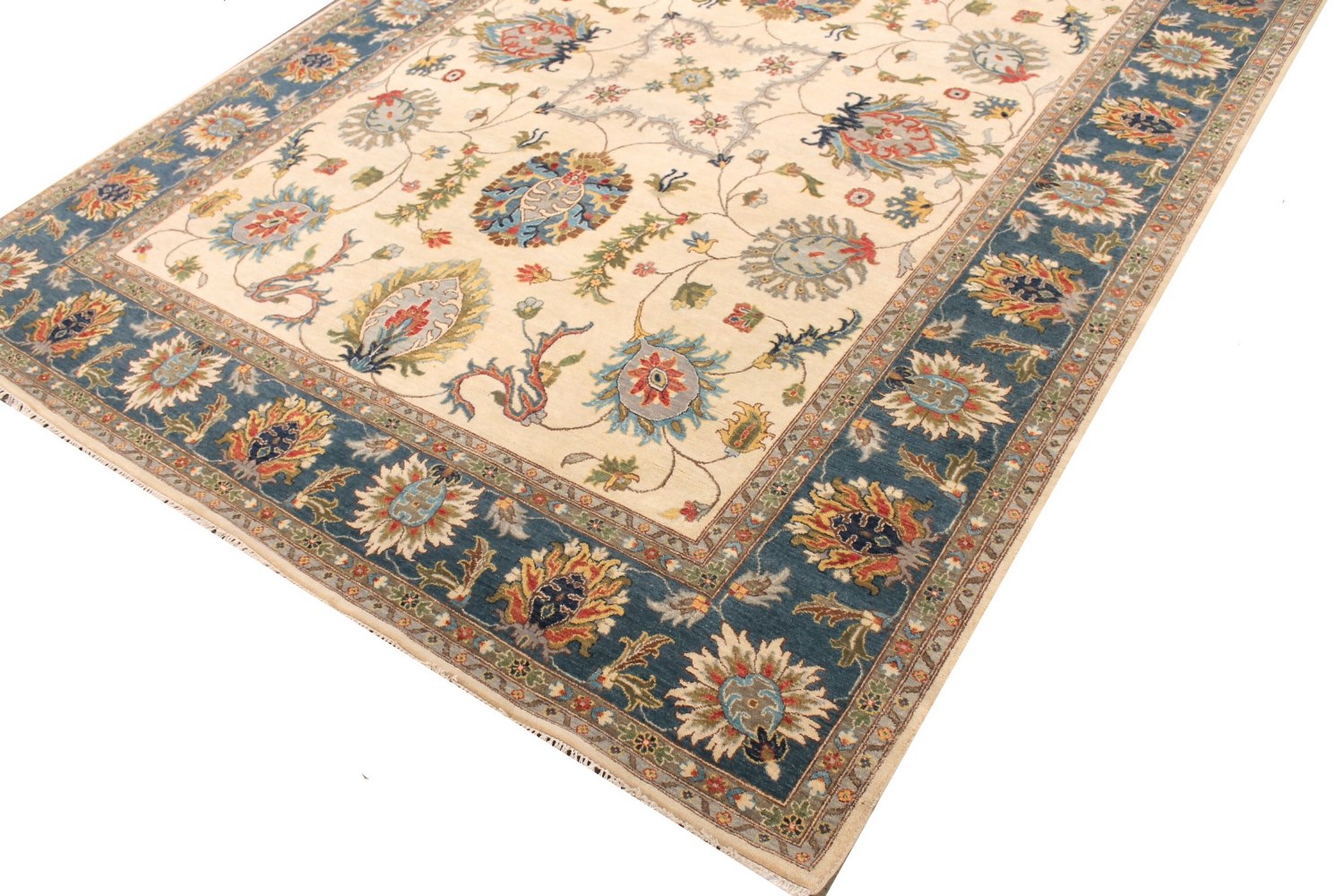 9x12 Traditional Hand Knotted Wool Area Rug - MR028955