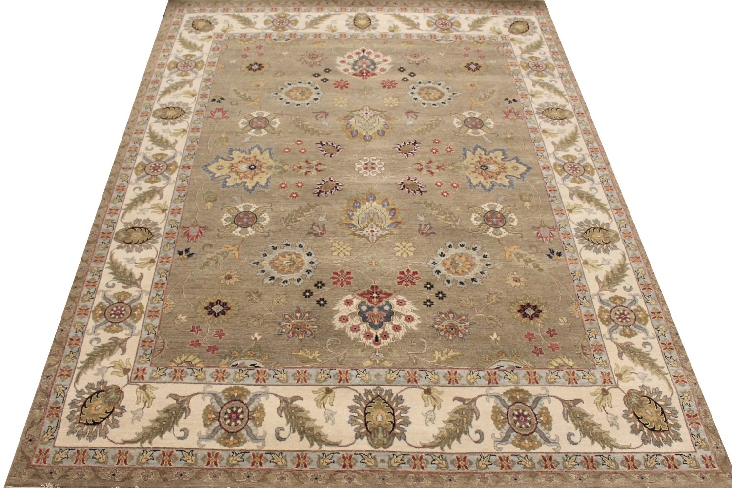 8x10 Traditional Hand Knotted Wool Area Rug - MR028958