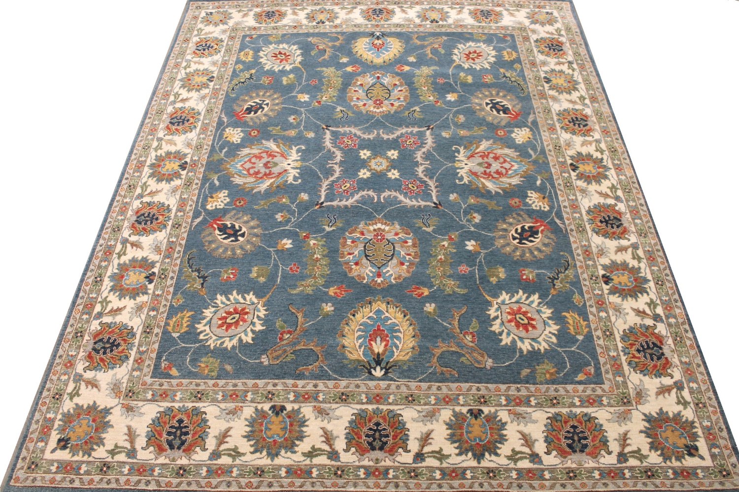 8x10 Traditional Hand Knotted Wool Area Rug - MR028959