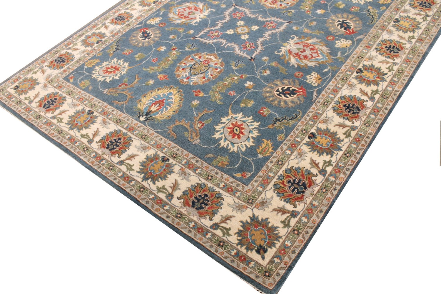 8x10 Traditional Hand Knotted Wool Area Rug - MR028959