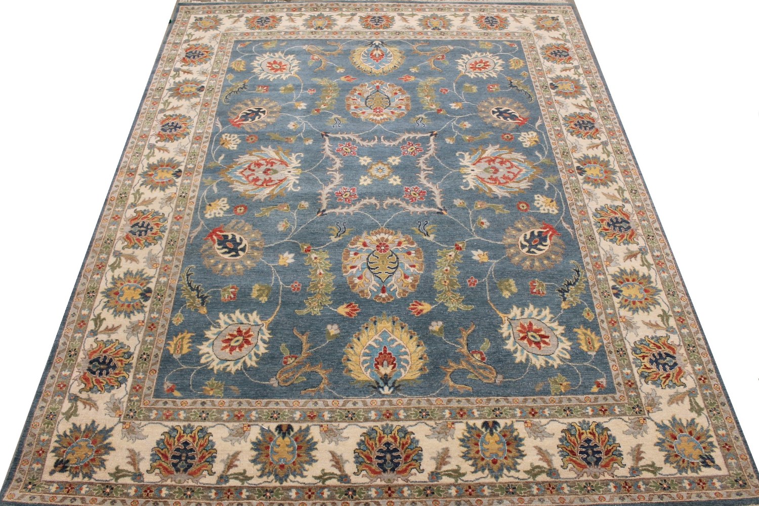 8x10 Traditional Hand Knotted Wool Area Rug - MR028959