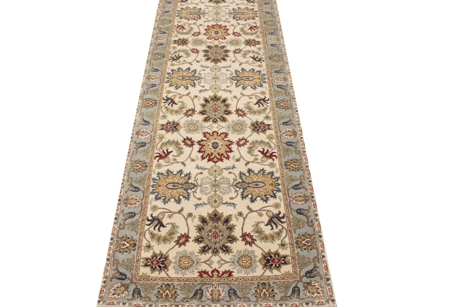 Wide Runner Traditional Hand Knotted Wool Area Rug - MR028962