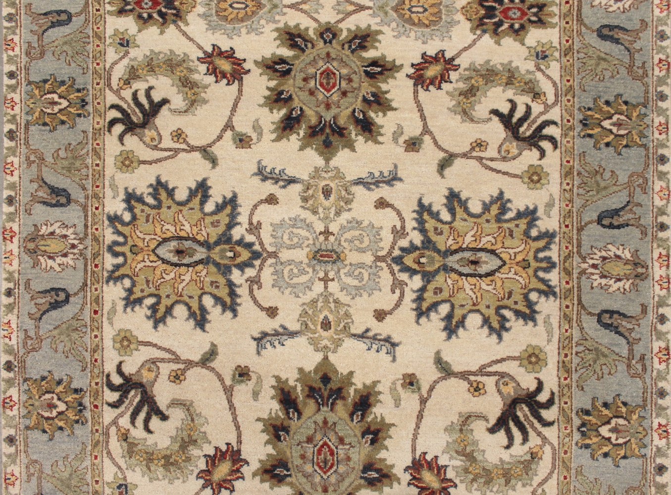 Wide Runner Traditional Hand Knotted Wool Area Rug - MR028962