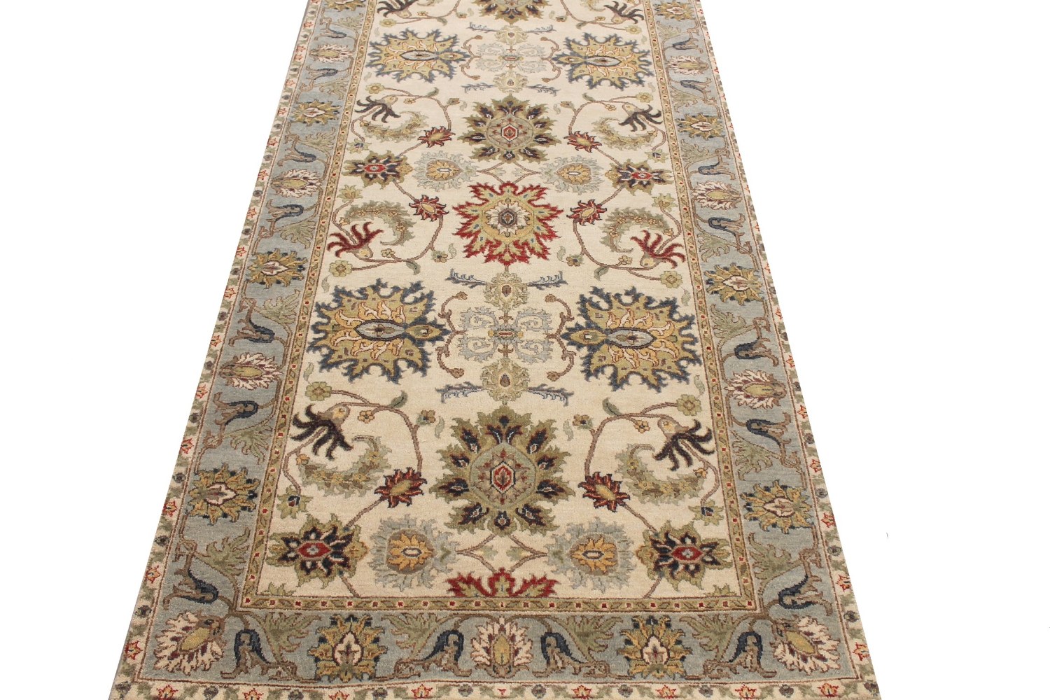 Wide Runner Traditional Hand Knotted Wool Area Rug - MR028962