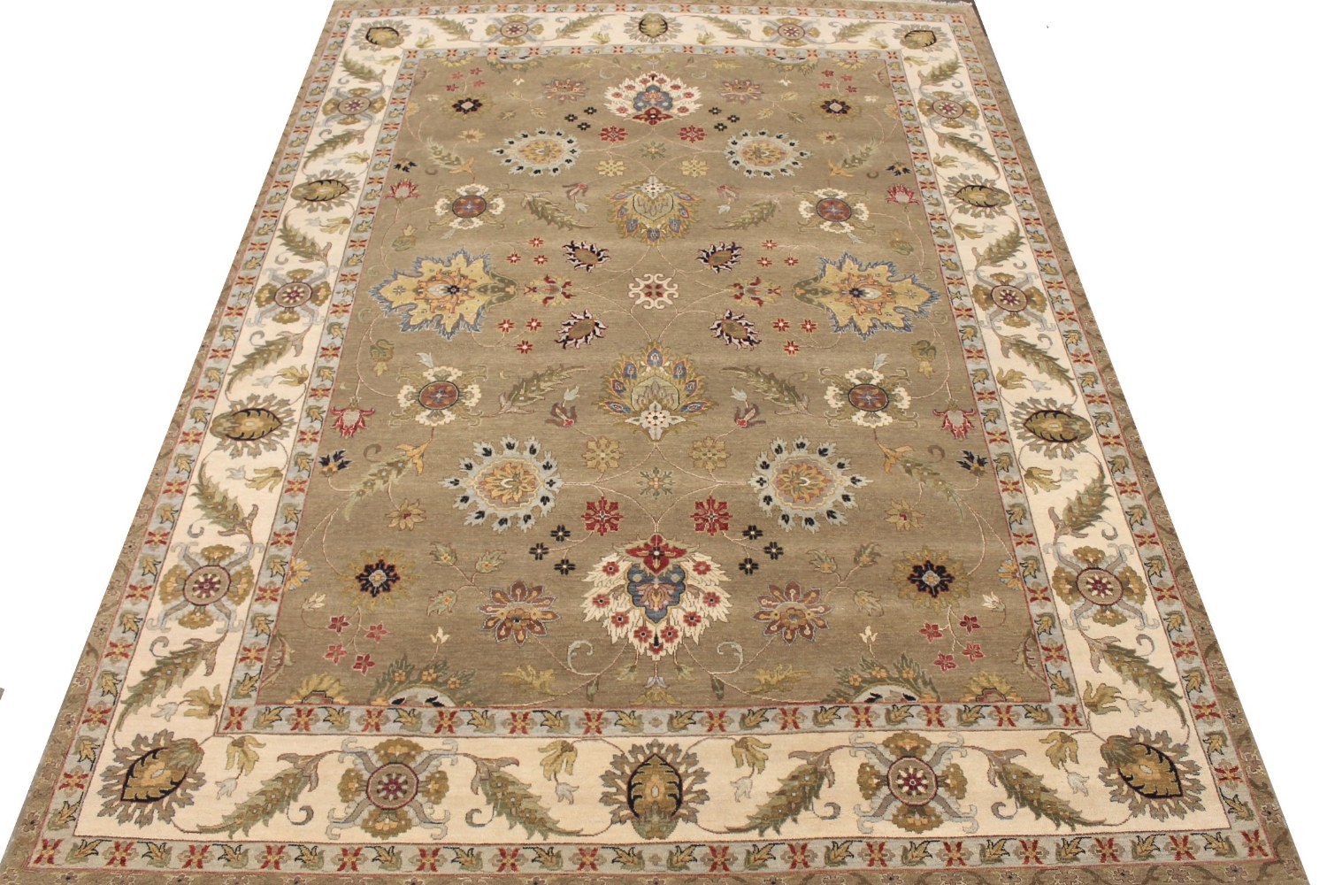 9x12 Traditional Hand Knotted Wool Area Rug - MR028966