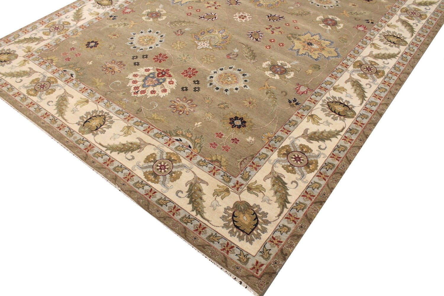 9x12 Traditional Hand Knotted Wool Area Rug - MR028966