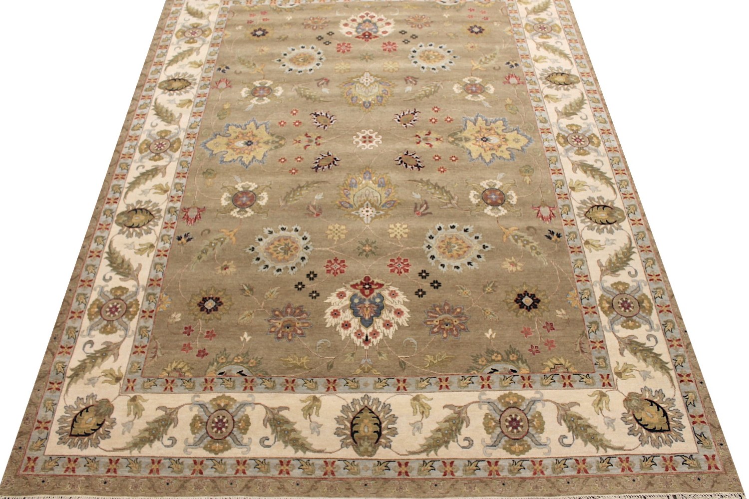 9x12 Traditional Hand Knotted Wool Area Rug - MR028966