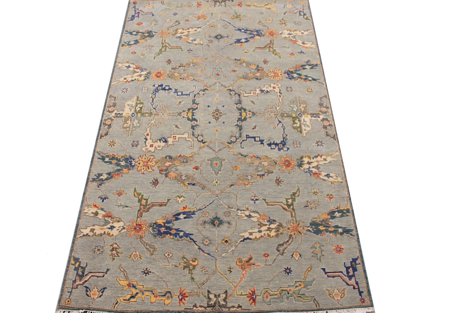 5x7/8 Traditional Hand Knotted Wool Area Rug - MR028977