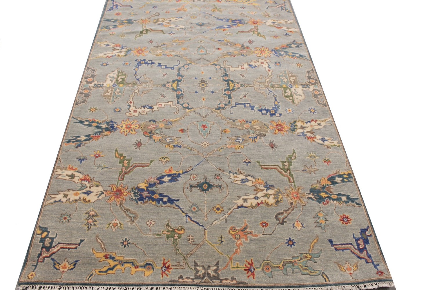 5x7/8 Traditional Hand Knotted Wool Area Rug - MR028977