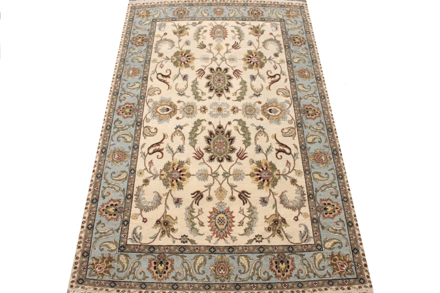 6x9 Traditional Hand Knotted Wool Area Rug - MR028979