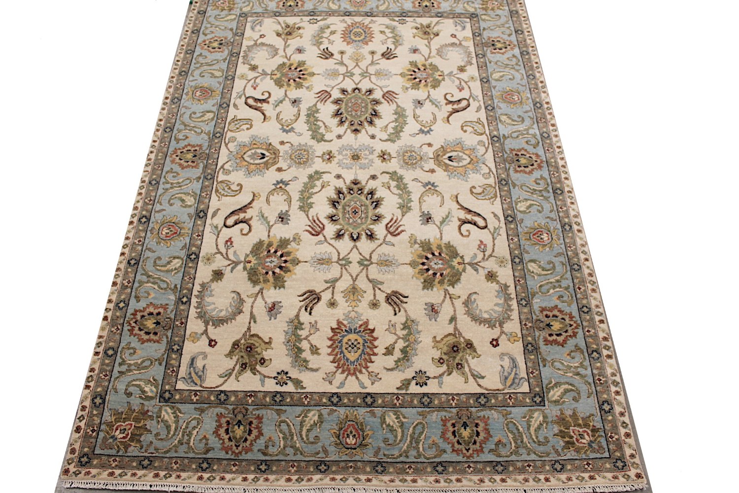 6x9 Traditional Hand Knotted Wool Area Rug - MR028979