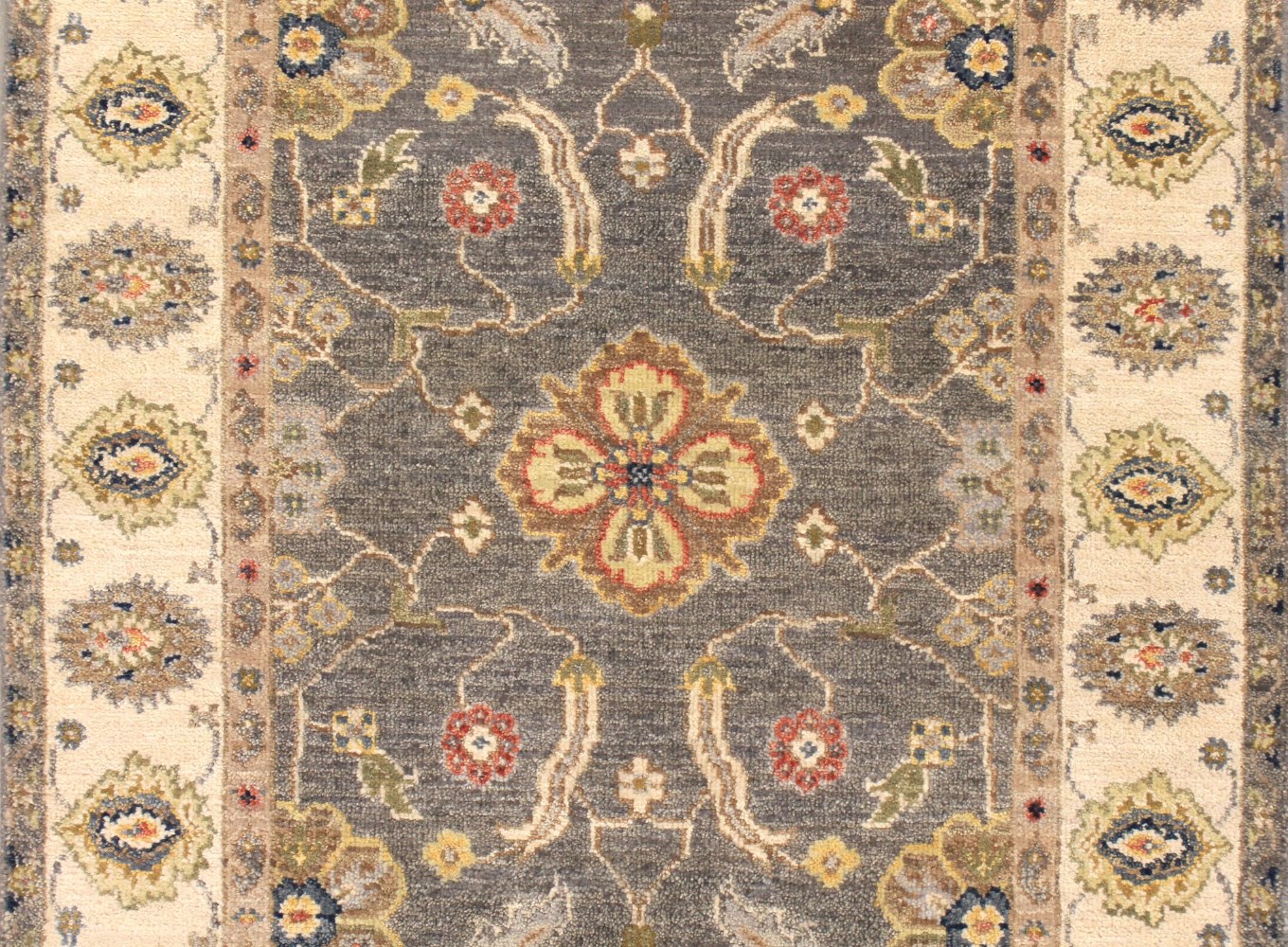 12 ft. Runner Traditional Hand Knotted Wool Area Rug - MR028986