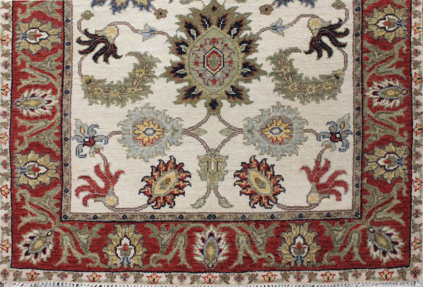 3x5 Traditional Hand Knotted Wool Area Rug - MR028991