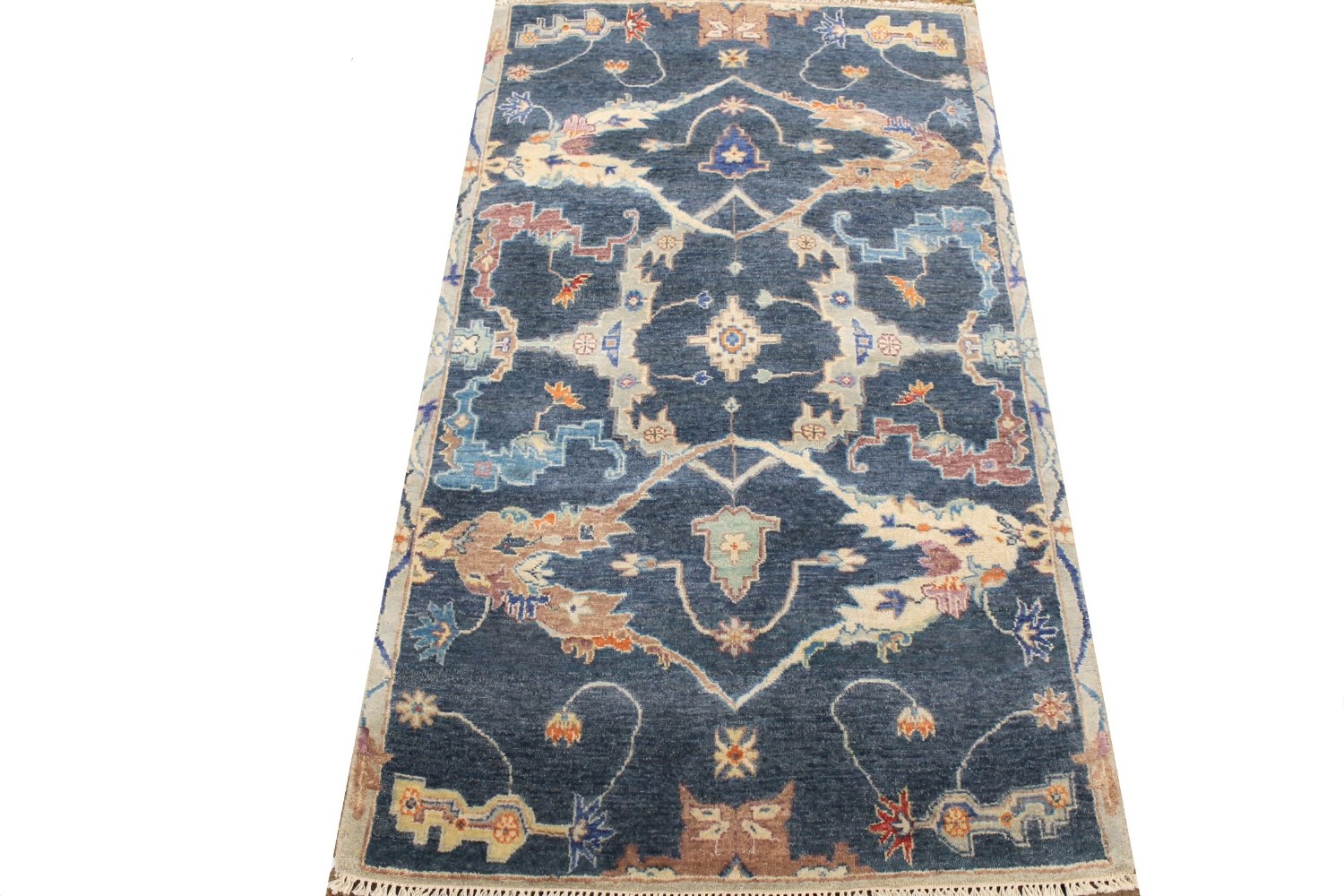 3x5 Traditional Hand Knotted Wool Area Rug - MR028992