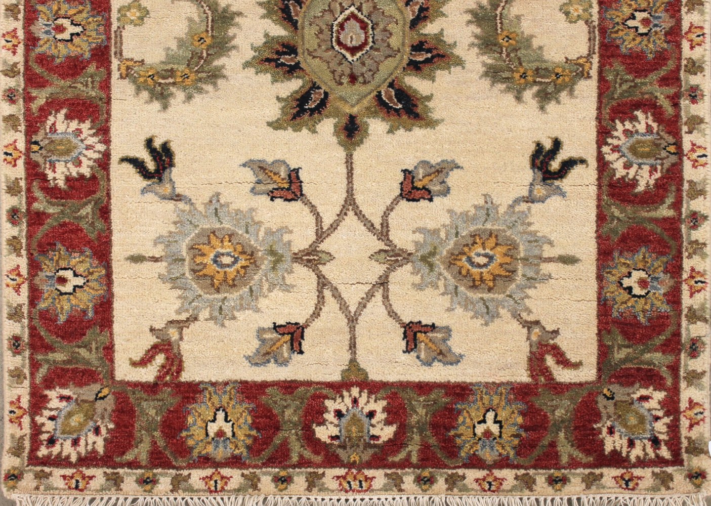 12 ft. Runner Traditional Hand Knotted Wool Area Rug - MR028995