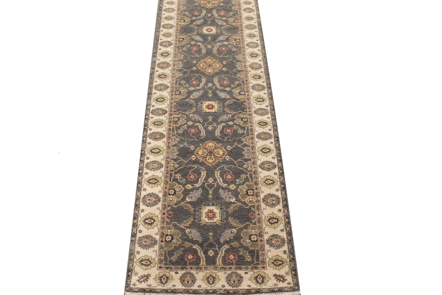 10 ft. Runner Traditional Hand Knotted Wool Area Rug - MR028996