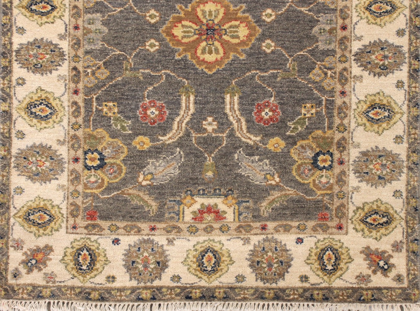 6 ft. Runner Traditional Hand Knotted Wool Area Rug - MR028998