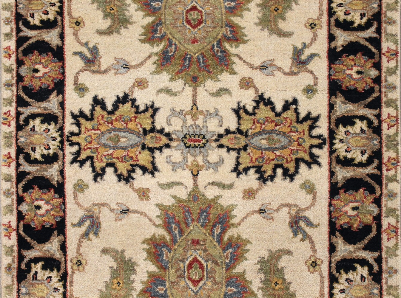 8 ft. Runner Traditional Hand Knotted Wool Area Rug - MR029006