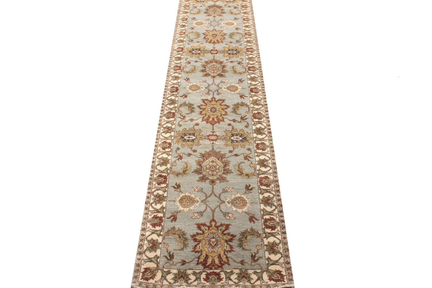 13 ft. & Longer Runner Traditional Hand Knotted Wool Area Rug - MR029007