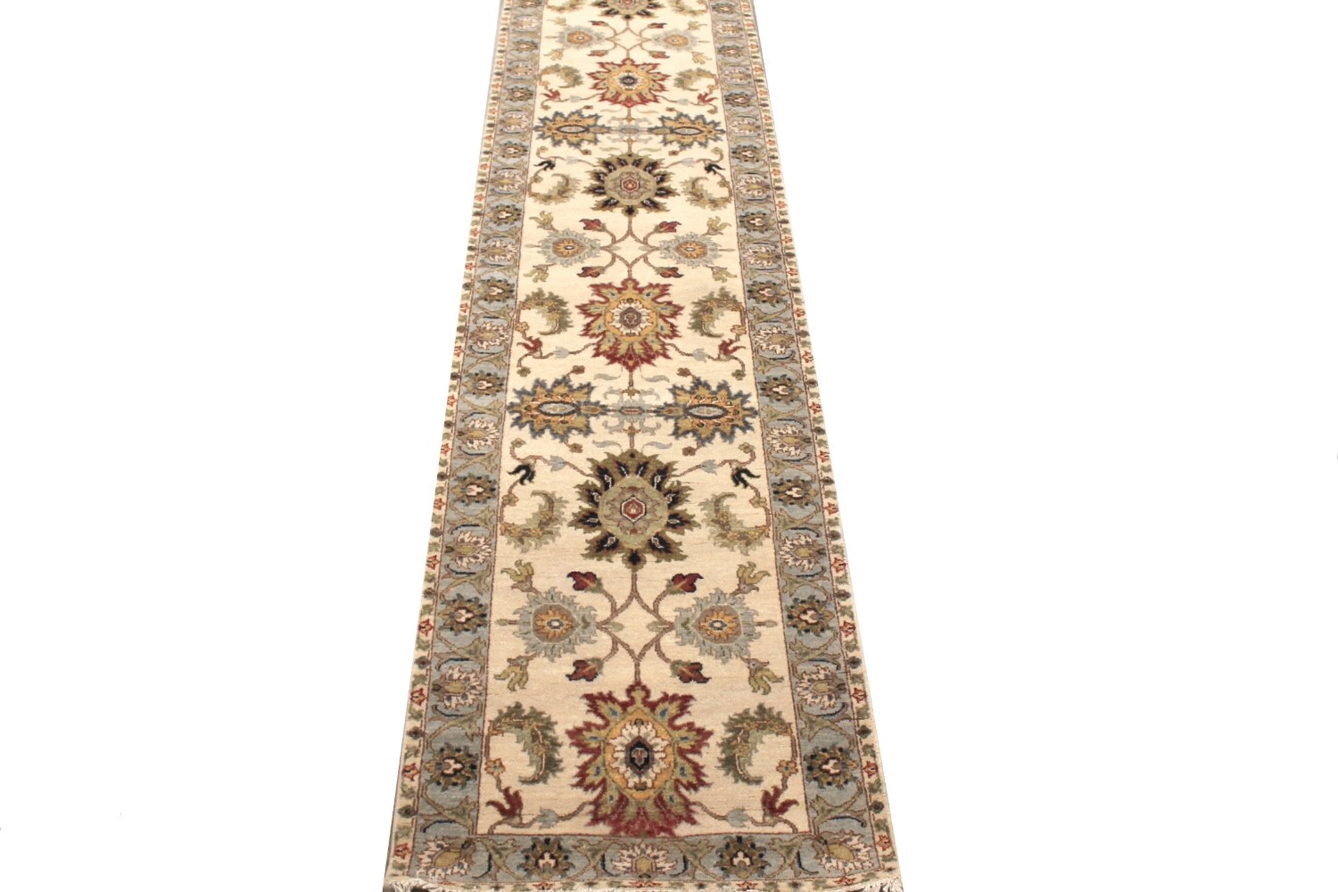 13 ft. & Longer Runner Traditional Hand Knotted Wool Area Rug - MR029008